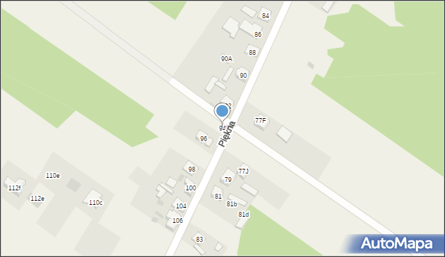 Aleksandria Druga, Piękna, 94, mapa Aleksandria Druga