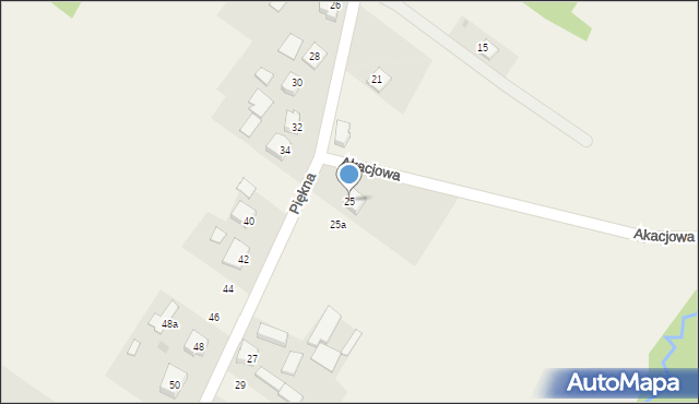 Aleksandria Pierwsza, Piękna, 25, mapa Aleksandria Pierwsza