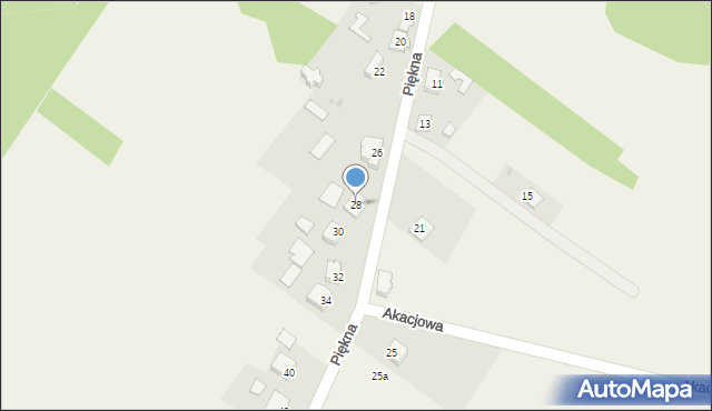 Aleksandria Pierwsza, Piękna, 28, mapa Aleksandria Pierwsza