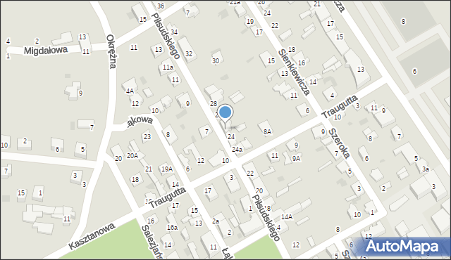 Aleksandrów Kujawski, Piłsudskiego Józefa, marsz., 26, mapa Aleksandrów Kujawski