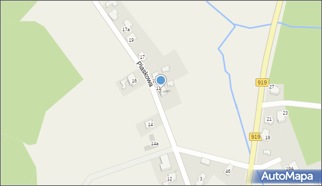Babice, Piaskowa, 13, mapa Babice