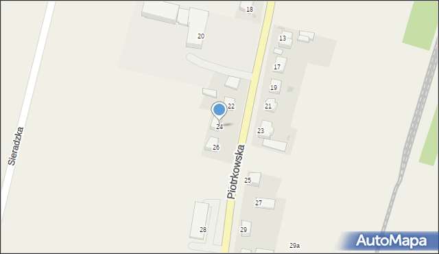 Baby, Piotrkowska, 24, mapa Baby