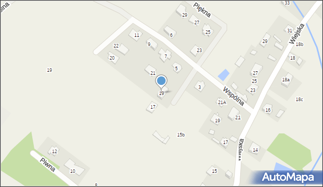 Baniocha, Piękna, 19, mapa Baniocha