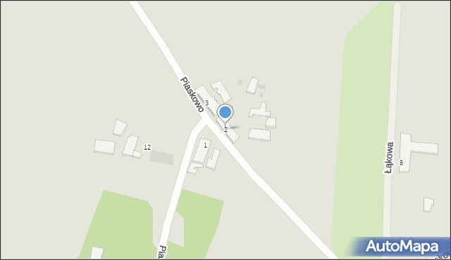 Barwice, Piaskowo, 2, mapa Barwice