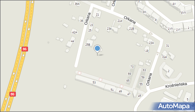 Będzin, Piastowska, 111, mapa Będzin