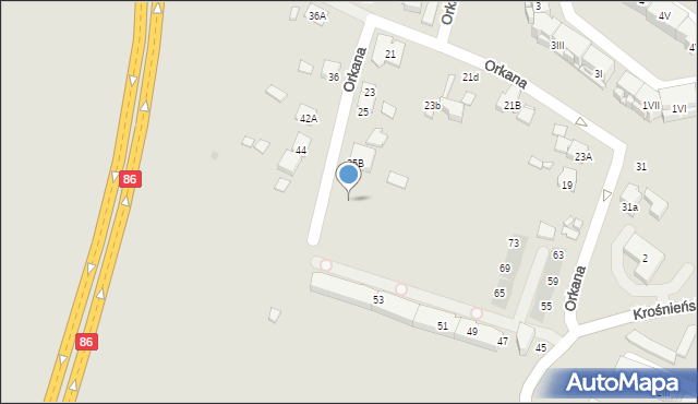 Będzin, Piastowska, 123, mapa Będzin