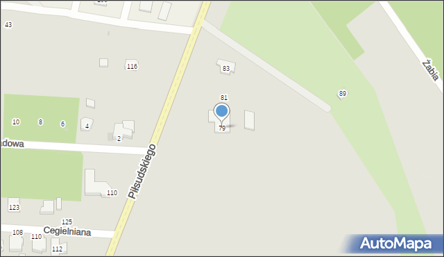 Bełchatów, Piłsudskiego Józefa, marsz., 79, mapa Bełchatów