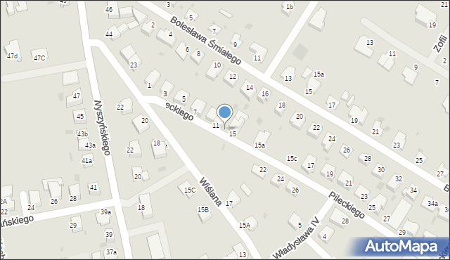 Białogard, Pileckiego Witolda, rtm., 13, mapa Białogard