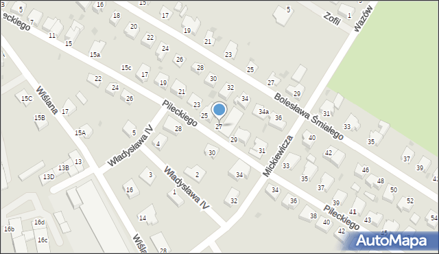 Białogard, Pileckiego Witolda, rtm., 27, mapa Białogard