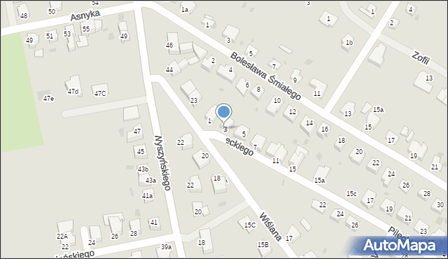 Białogard, Pileckiego Witolda, rtm., 3, mapa Białogard