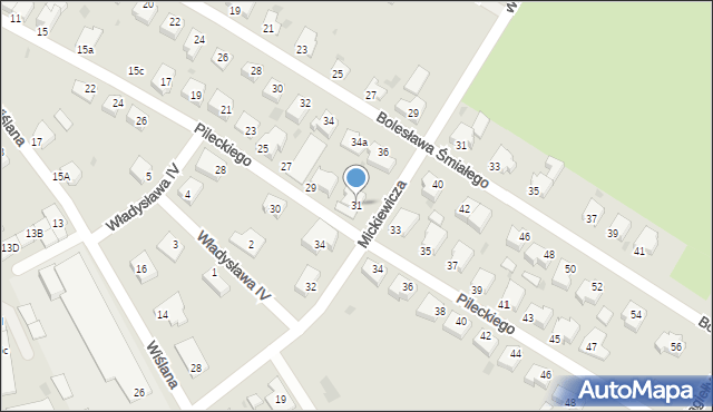 Białogard, Pileckiego Witolda, rtm., 31, mapa Białogard