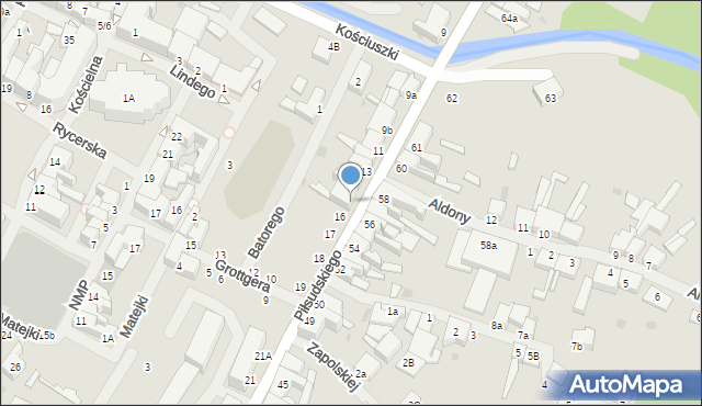 Białogard, Piłsudskiego Józefa, marsz., 15, mapa Białogard
