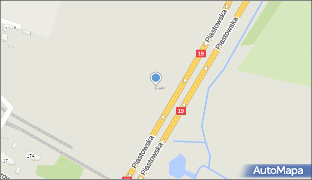 Białystok, Piastowska, 31a, mapa Białegostoku