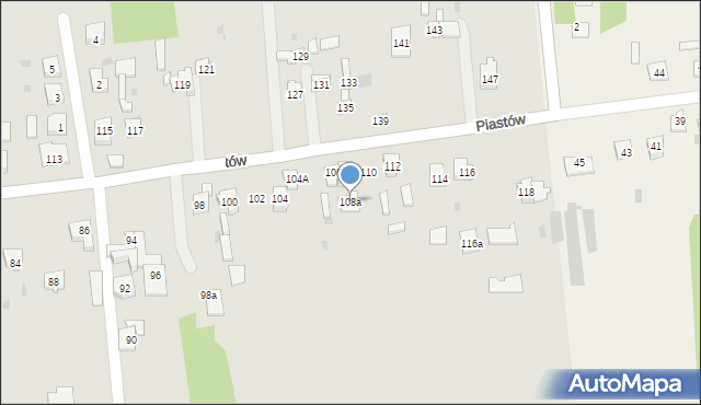 Blachownia, Piastów, 108a, mapa Blachownia