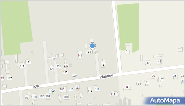 Blachownia, Piastów, 145, mapa Blachownia
