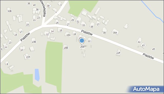 Blachownia, Piastów, 20A, mapa Blachownia
