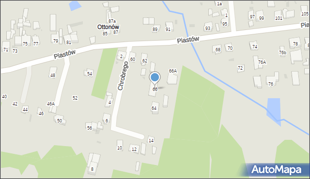Blachownia, Piastów, 66, mapa Blachownia
