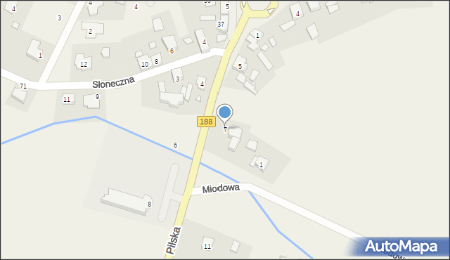 Blękwit, Pilska, 7, mapa Blękwit