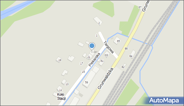 Bobowa, Piekarska, 23, mapa Bobowa