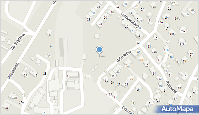 Bochnia, Pileckiego Witolda, rtm., 8, mapa Bochni