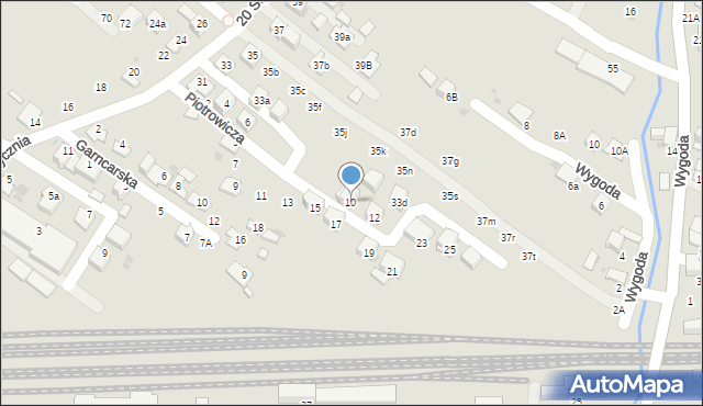 Bochnia, Piotrowicza Ludwika, 10, mapa Bochni