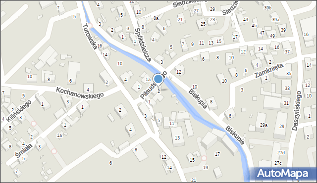 Bogatynia, Piłsudskiego Józefa, marsz., 2, mapa Bogatynia