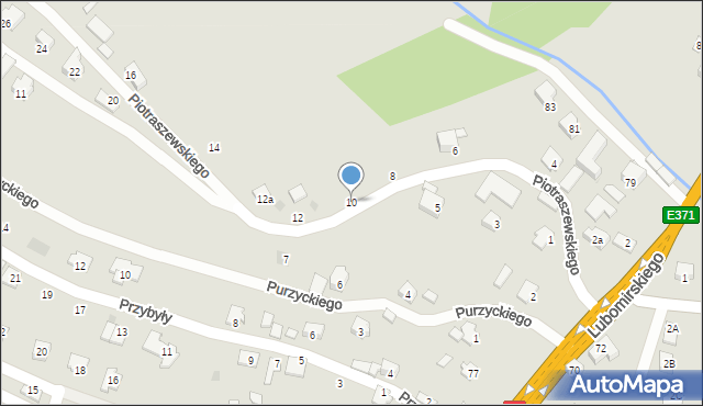 Boguchwała, Piotraszewskiego Mikołaja, 10, mapa Boguchwała