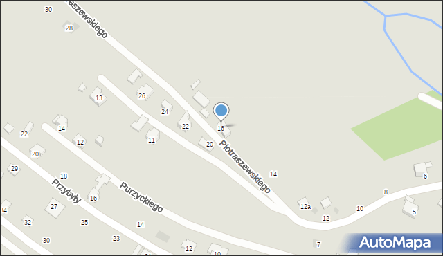 Boguchwała, Piotraszewskiego Mikołaja, 16, mapa Boguchwała