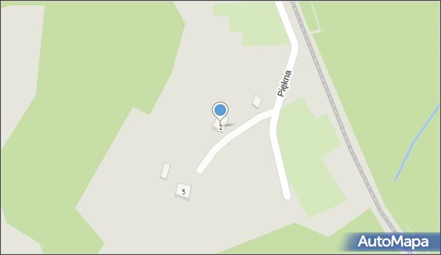 Boguszów-Gorce, Piękna, 2, mapa Boguszów-Gorce