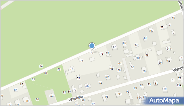 Borzymy, Piękna, 73, mapa Borzymy