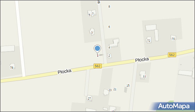 Brwilno, Pigwowa, 1, mapa Brwilno