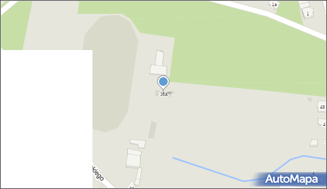 Budzyń, Piłsudskiego Józefa, marsz., 36a, mapa Budzyń