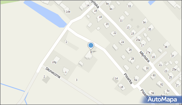 Bukowiec, Pisarka Stanisława, ks., 6, mapa Bukowiec