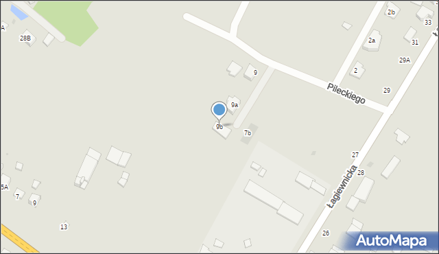 Busko-Zdrój, Pileckiego Witolda, rtm., 9b, mapa Busko-Zdrój