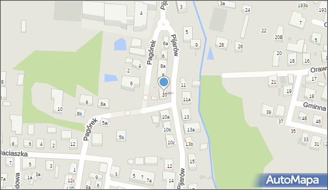 Bydgoszcz, Pijarów, 10, mapa Bydgoszczy