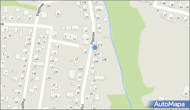 Bydgoszcz, Pijarów, 19, mapa Bydgoszczy