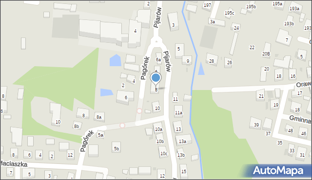 Bydgoszcz, Pijarów, 8, mapa Bydgoszczy