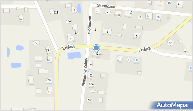 Cedry Wielkie, Pionierów Żuław, 66, mapa Cedry Wielkie