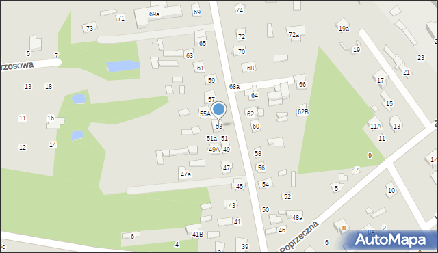 Cegłów, Piłsudskiego Józefa, marsz., 53, mapa Cegłów