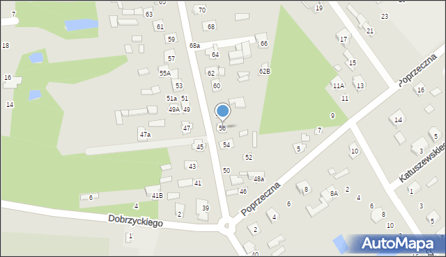 Cegłów, Piłsudskiego Józefa, marsz., 56, mapa Cegłów