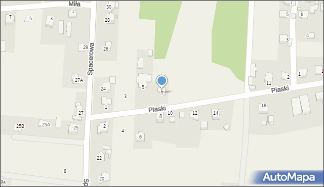 Chmielów, Piaski, 7, mapa Chmielów