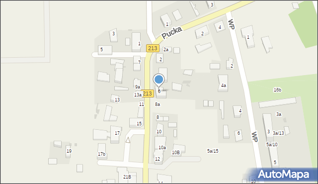 Choczewo, Pierwszych Osadników, 6, mapa Choczewo