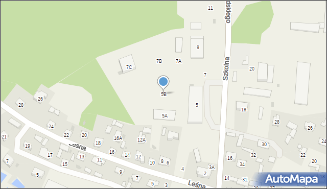 Chodel, Piłsudskiego Józefa, marsz., 5B, mapa Chodel