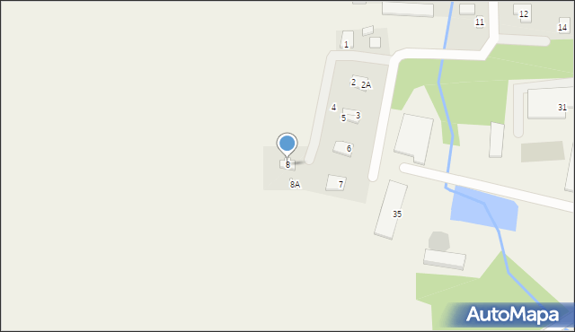 Chodkowo, Piastowa, 8, mapa Chodkowo