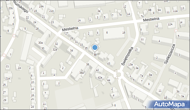 Chojnice, Piłsudskiego Józefa, marsz., 39, mapa Chojnic