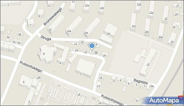 Chrzanów, Piastowska, 20, mapa Chrzanów