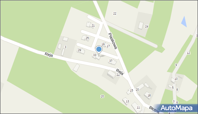 Chwaszczyno, Piaskowa, 35, mapa Chwaszczyno