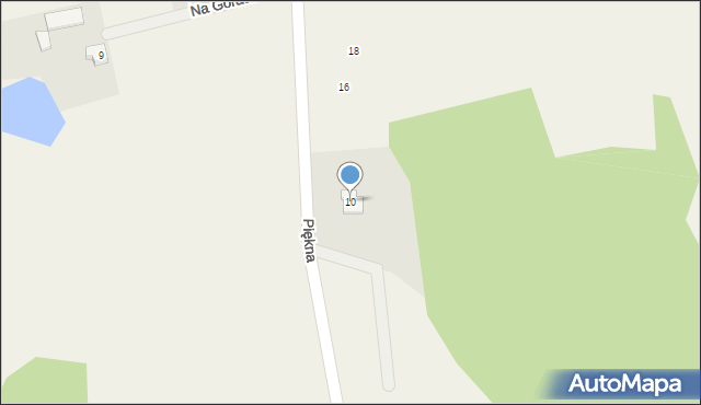 Ciechomie, Piękna, 10, mapa Ciechomie