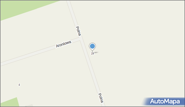 Cieksyn, Piłsudskiego Józefa, marsz., 14, mapa Cieksyn