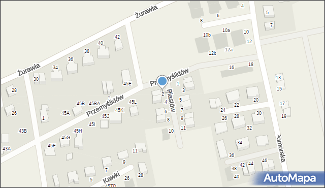 Czaple, Piastów, 2, mapa Czaple